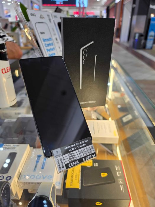 Samsung Galaxy S25 Ultra 12/512GB black UŻYWANY Tele Magic Bemowo