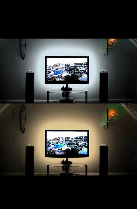 Светодиодна LED лента 5 метрів біла 5 v USB з перемикачем