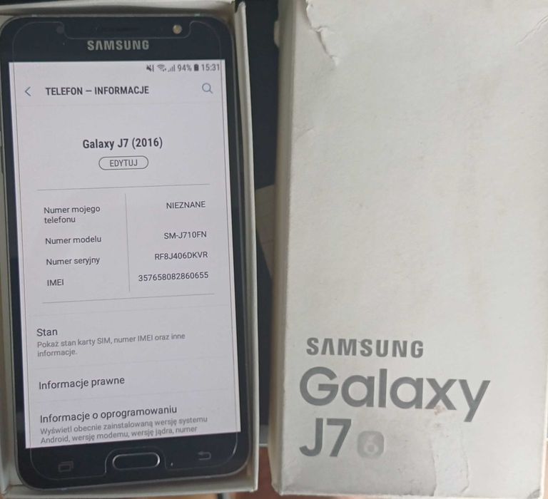 Smartfon Samsung Galaxy J7 2016