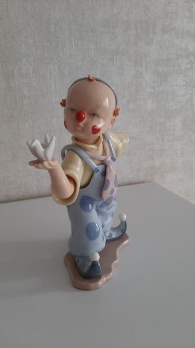 Клоун фарфор, статуэтка