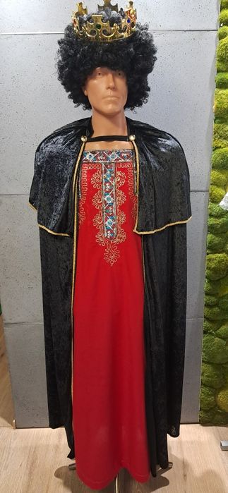 Strój przebranie kostium król