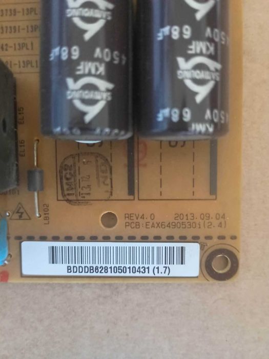 Zasilacz EAX64905301 (2.4) sprawny, stan bardzo dobry