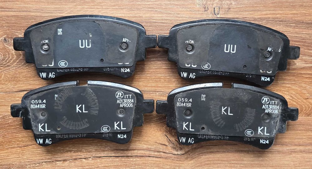 Nowe klocki Hamulcowe VW, AUDI A6 A7 Q5  80A698451P