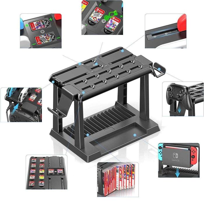 Підставка Nintendo Switch Standard OLED зарядка для джойконів OIVO