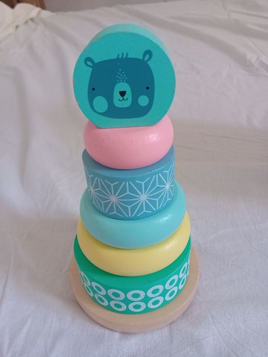 Brinquedo argolas de madeira - Playgrow