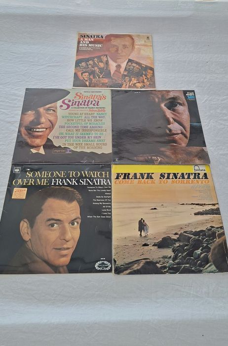 Set de 5 LP's Frank Sinatra