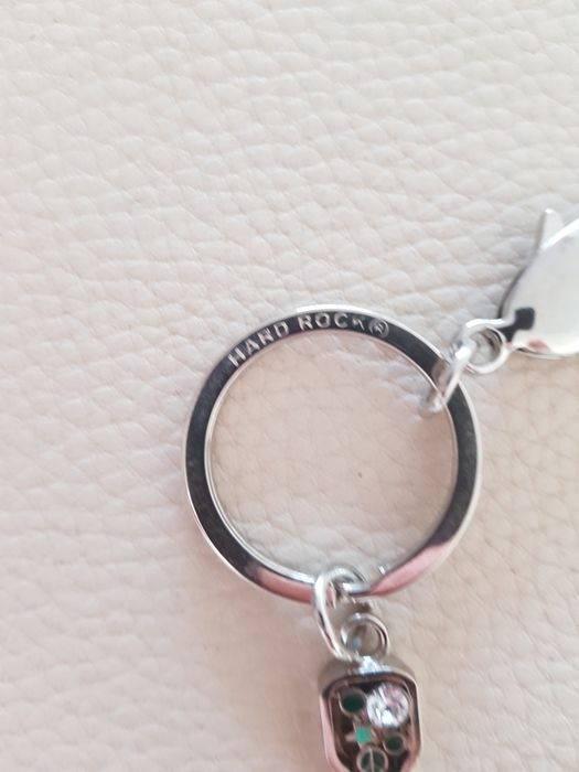 Porta chaves keychain guitarra verde Hard Rock Cafe NOVO