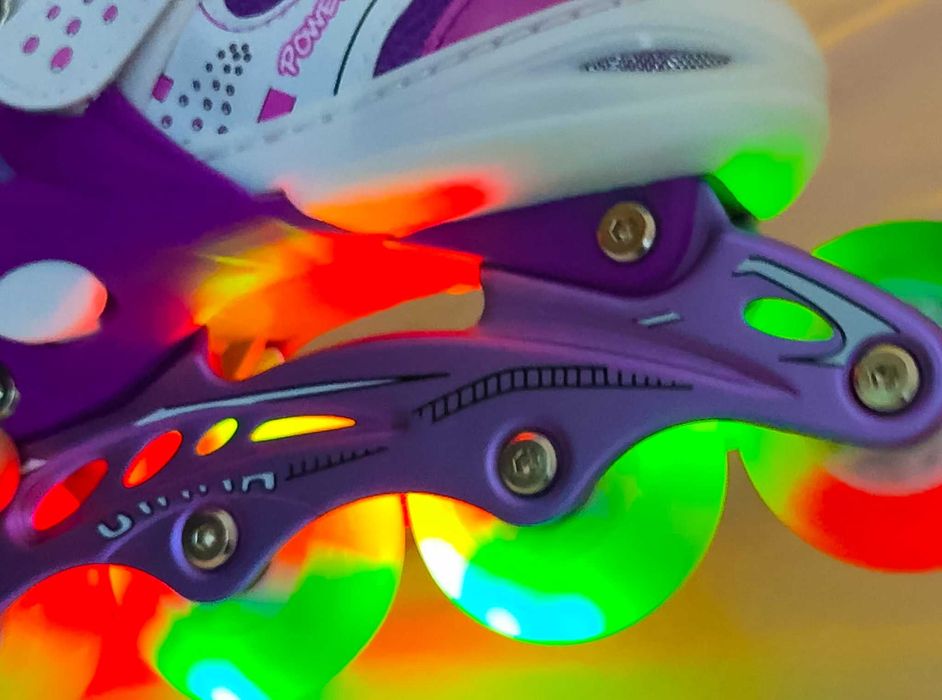 Rolki wrotki regulowane 34-37 dziecięce dla dzieci regulowane koła