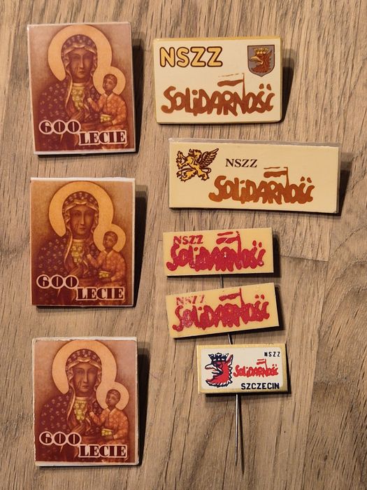 Znaczki Solidarność stan wojenny