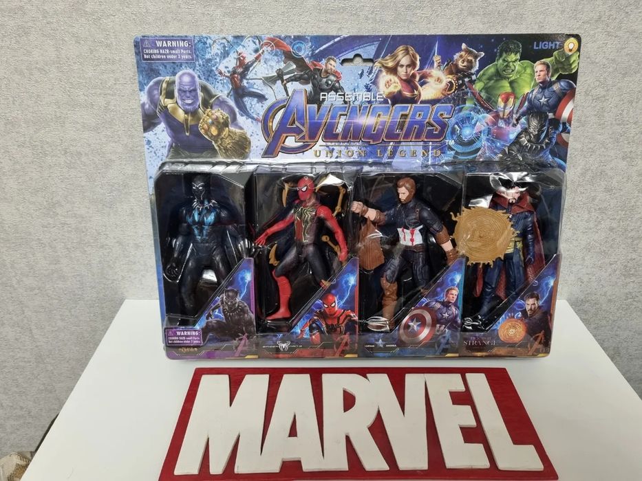 Ігровий набір Супергероїв Марвел:Грут,Тор,Танос,Халк та інші...