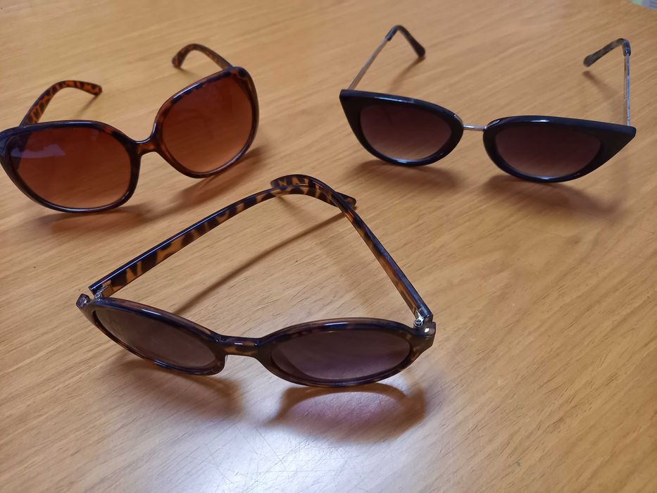 Óculos de sol modernos e sofisticados, praticamente novos - Hawkers