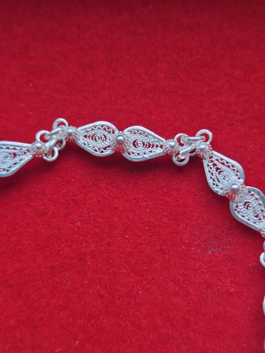 Pulseira prata filigrana