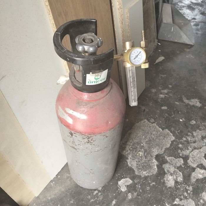 Garrafa de gás para semi automática
