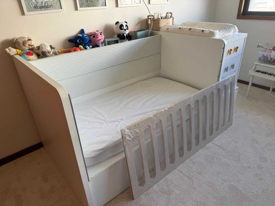 Berço conversivel com cama solteiro
