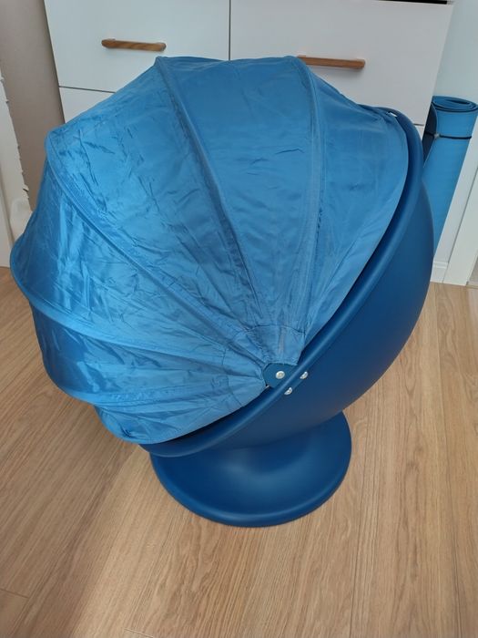 Fotel jajo Ikea obrotowy kryjówka