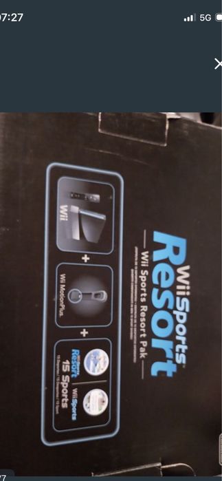 Caixa consola Nintendo Wii
