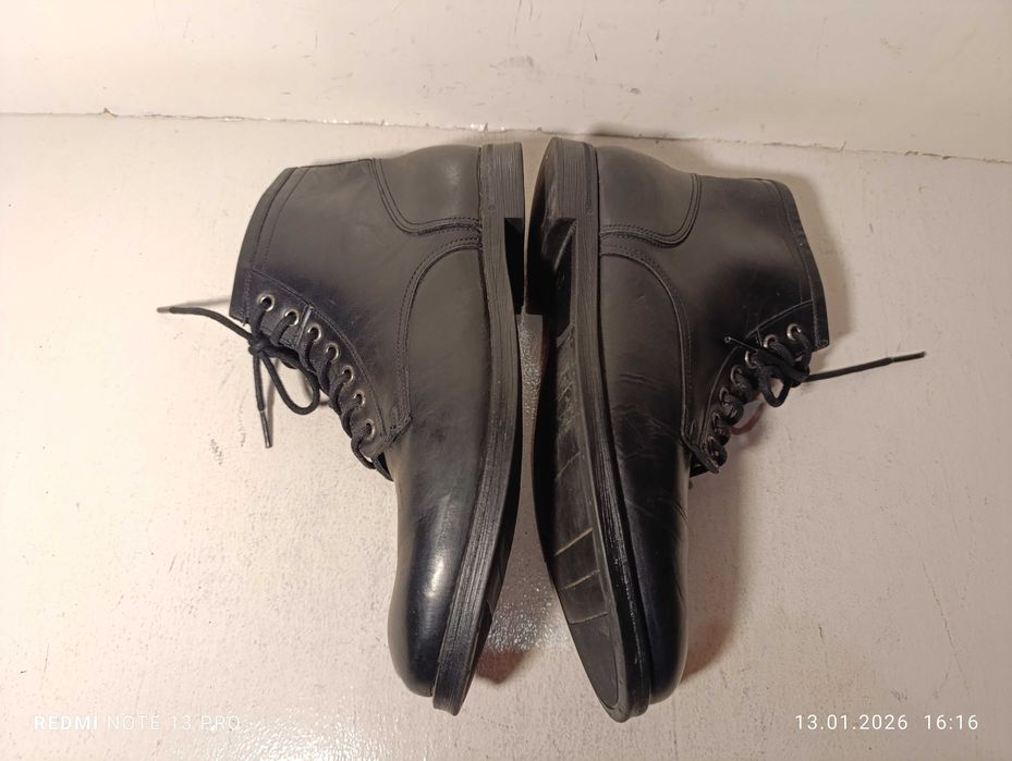 botki skórzane męskie Zara