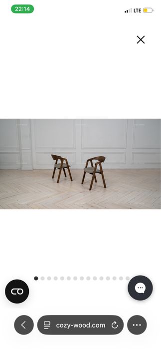 Stół dębowy i 4 krzesła dębowe COZY WOOD