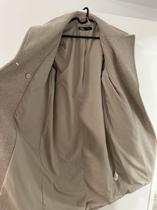 ІДЕАЛЬНИЙ СТАН! Пальто Зара Zara оверсайз куртка курточка XS S М