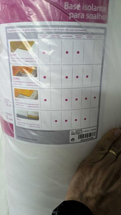 Rolo espuma polietileno 24m²