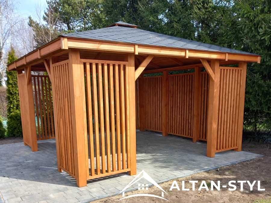 Altany,altanki, wiaty, altana ogrodowa IZABELA 4x4m PRODUCEN
