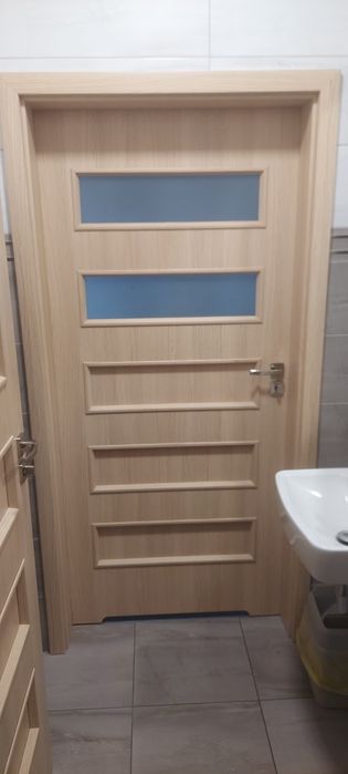 Drzwi Porta 80cm i 90cm z ościeżnicami - 2 sztuki