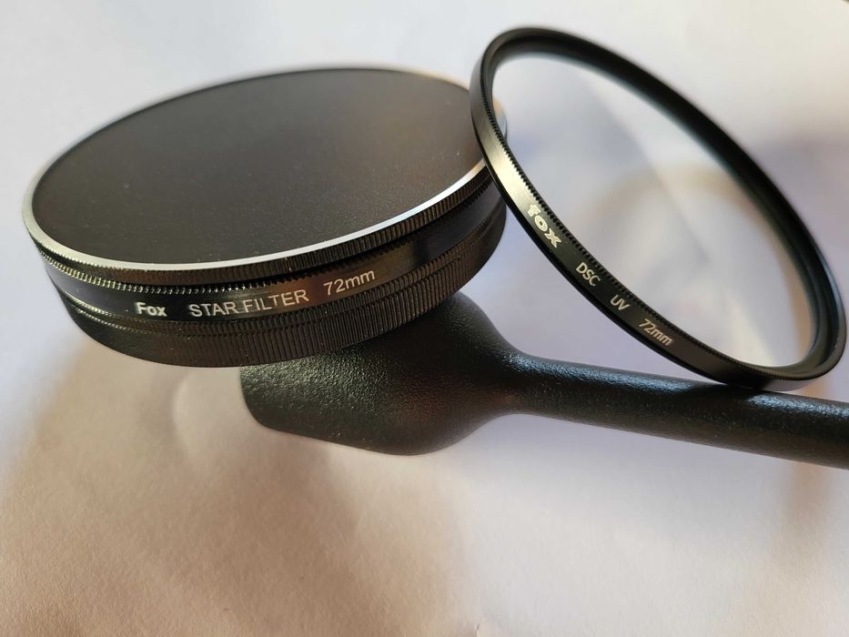 Zestaw Filtrów fox 72mm DSC UV i STAR FILTER