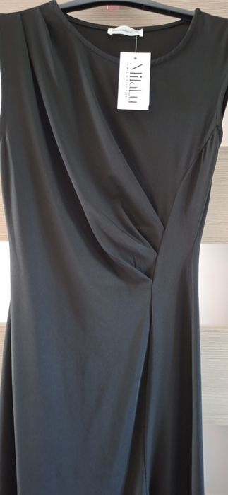 Czarna elegancka sukienka MilaLu