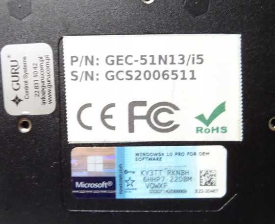 Mini PC Komputer stacjonarny GEC-N3022-i5