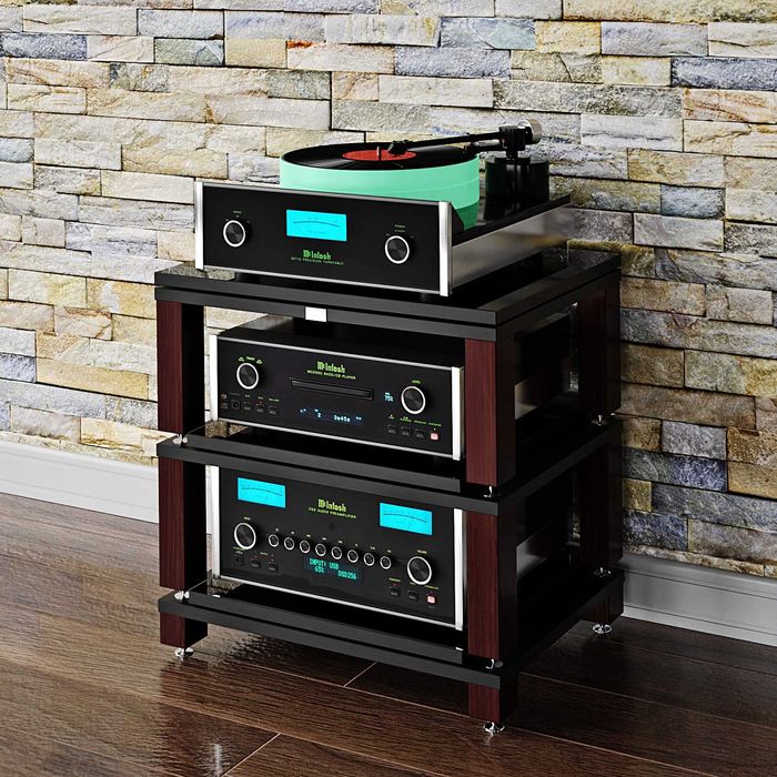 Stolik audio, szafka hi-fi pod TV na płyty winylowe, Rabaty