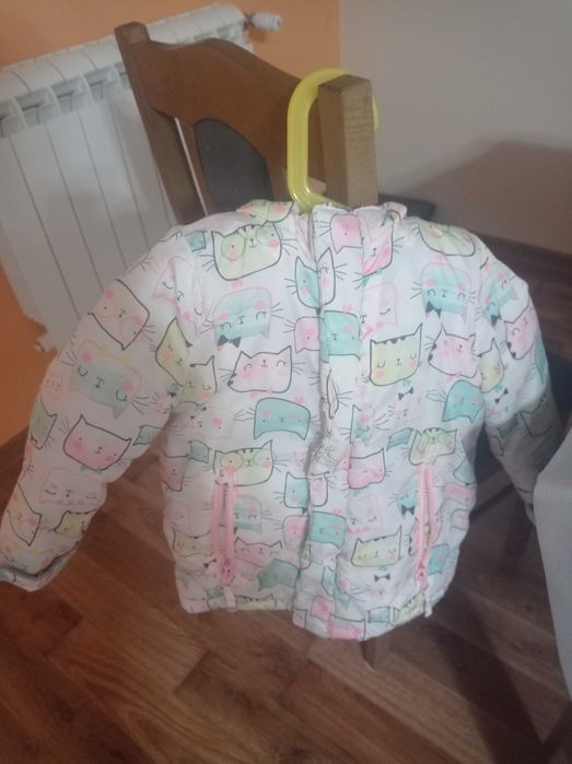Kurtka zimowa w kotki