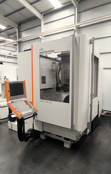 CNC 5 Eixos - GF+ Mikron HEM 500U