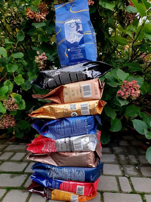 Lavazza кава 1кг - Super Crema/Oro/Rossa/Gold/Tierra