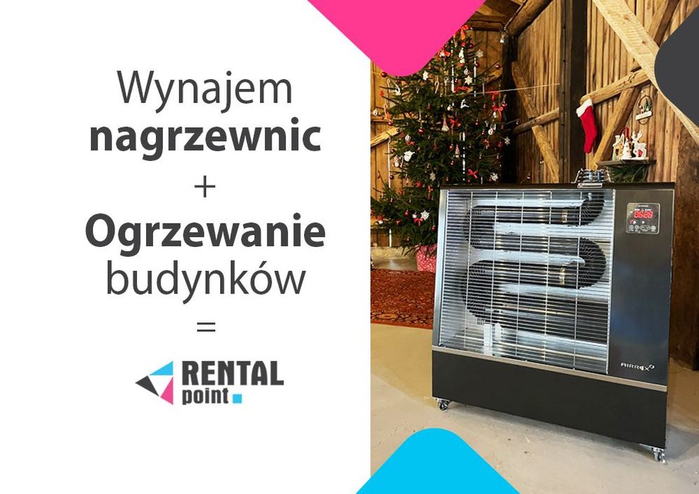 WYNAJEM Bio-Nagrzewnic Olejowych na Podczerwień AIRREX - DOSTAWA