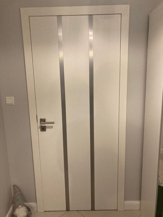 3 pary Drzwi pokojowe wewnętrzne białe