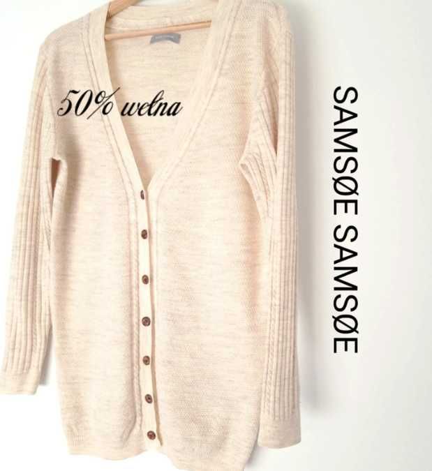 Sweter kardigan samsoe samsoe S