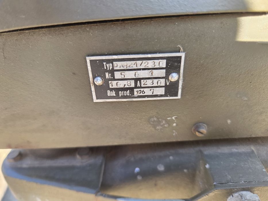 Wojskowy agregat prądotwórczy PAB21/230 - 2kW SPRAWNY