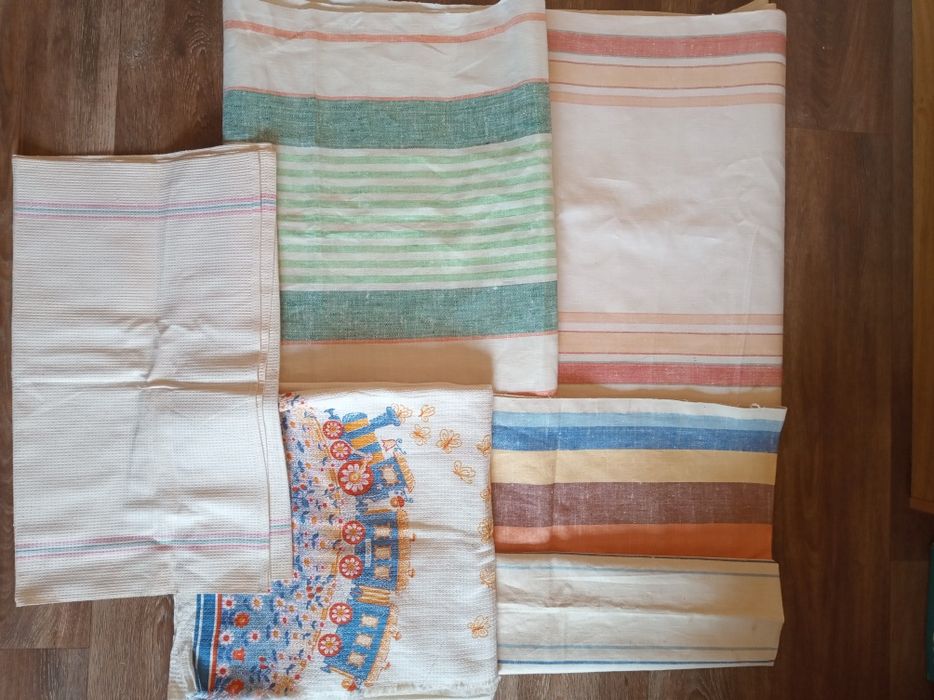 Отрезы тканей СССР.Гипюр. Атлас. Ткань на полотенце. Отрез Марли.