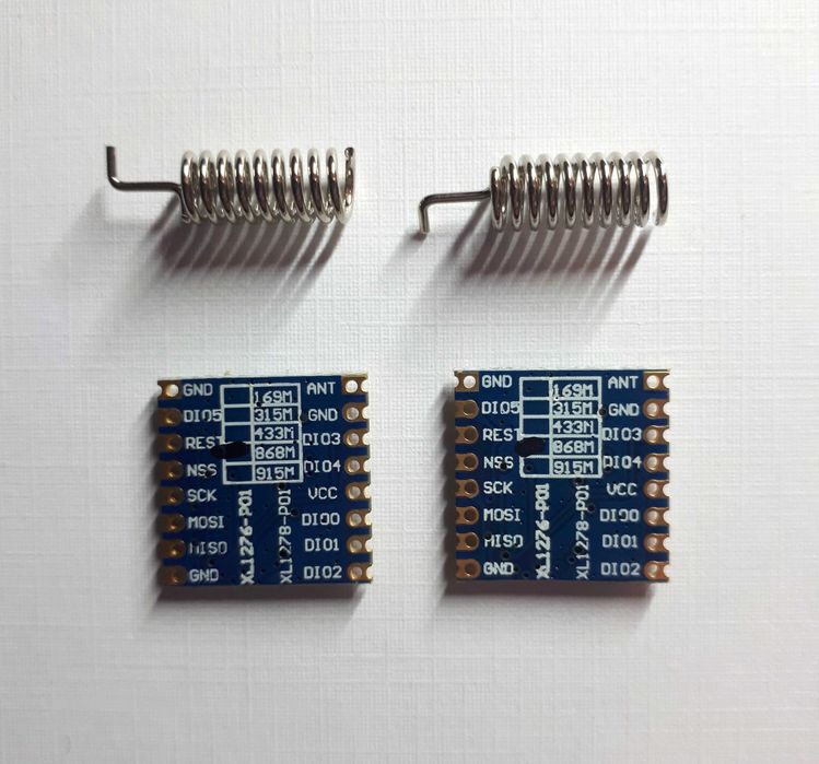 2 шт передатчики трансівери LoRa на SX1276 (XL1276-P01) на 868MHz