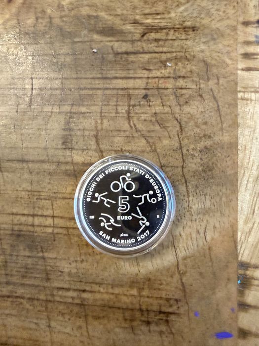 5€ San Marino 2017 srebro 925 – Igrzyska Małych Państw