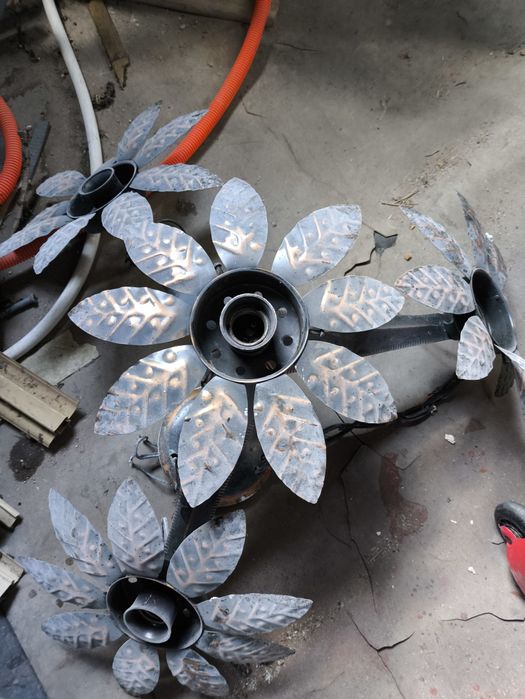 Lampa blaszana powlekana