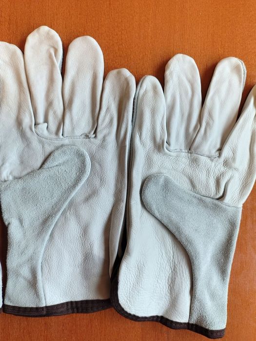 Рабочие перчатки кожаные (пр-во Франция)
