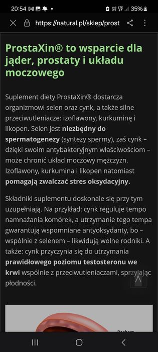 ProstaXin plus dla mężczyzn