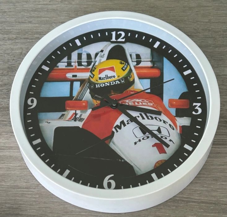 Relógio de parede Mc Laren Ayrton Senna