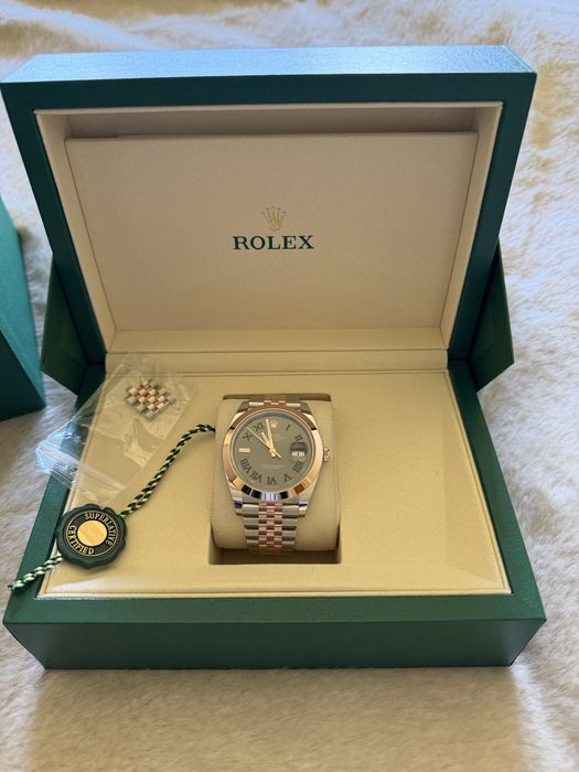 Rolex DateJust 41 "Wimbledon"-NOVO(2026)-Factura e Garantia