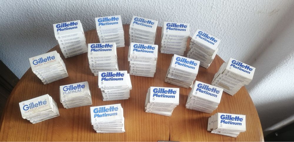 Laminas de barbear  Gillette vintage já