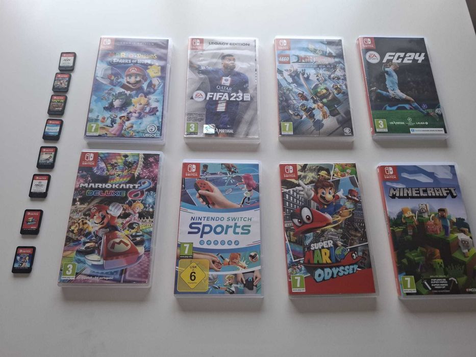 Nintendo Switch OLED + Jogos + Mala Bigben + Acessórios | Excelente Estado