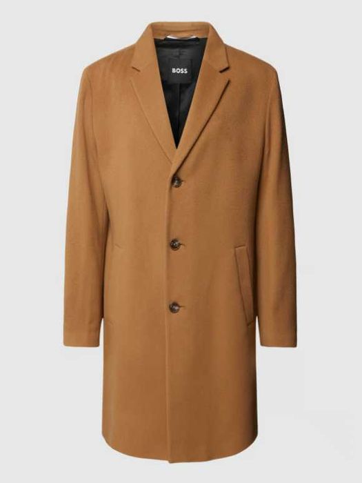 ORYGINALNY płaszcz męski Hugo Boss Hyde M 48 camel zimowy jesienny