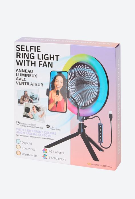 Ring Light com ventoinha