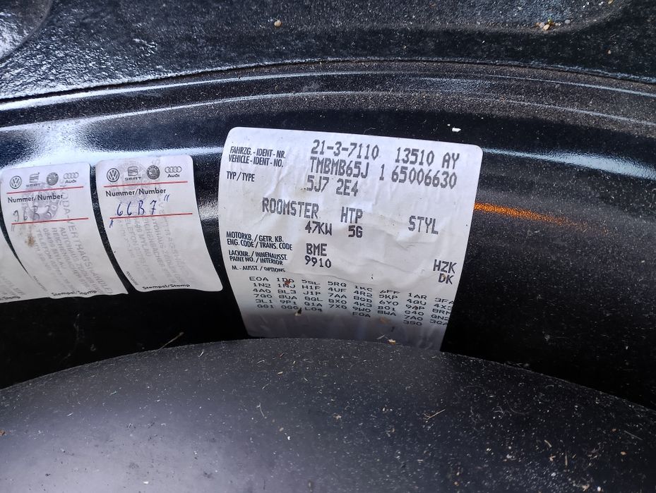 Lusterko prawe lewe skoda roomster